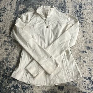 LuluLemon white define jacket size 4